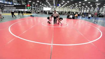 100 lbs Consi Of 32 #1 - Mia Woodley, OH vs Conner Haynes, VA
