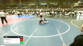 100 lbs Rr Rnd 3 - Ezra Fleming, Other Team vs Sadie Trent, Pueblo West Storm