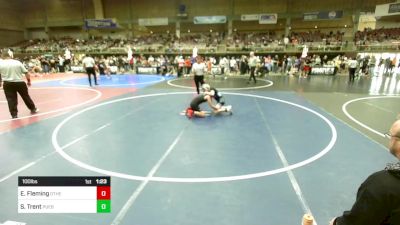 100 lbs Rr Rnd 3 - Ezra Fleming, Other Team vs Sadie Trent, Pueblo West Storm