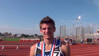 Robert Domanic takes a risk from a long way out and is crowned state champ in the two mile
