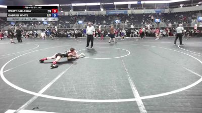 72 lbs 7th Place - Wyatt Callaway, 2tg vs Gabriel White, Slyfox Wrestling Academy