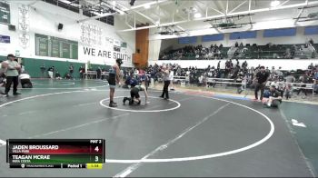 138 lbs Semifinal - Jaden Broussard, Villa Park vs Teagan McRae, Mira Costa