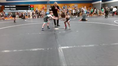 55 lbs Semifinal - Henry Young, Reverence Wrestling Club vs Masai Oliver, Summerville Take Down
