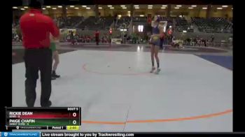 115 lbs Round 3 (4 Team) - Paige Chafin, Sweet Home vs Rickie Dean, Bend