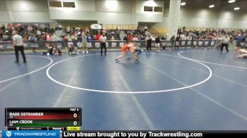 160 lbs Quarterfinal - Liam Crook, WI vs Rade Ostrander, TX