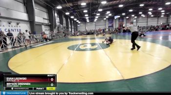 84 lbs Rd# 4- 2:00pm Friday Final Pool - Bryson Drennen, Minion Green vs Evan Lisowski, M2TC Blue