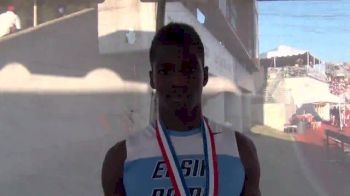 Ishmael Zamora 110m champion wasn't affected by the Austin heat