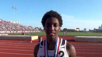 Myles Marshall wins 5A 800m, steps in puke barefooted