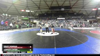 93 lbs Champ. Round 2 - Lorenzo Castro, Scrap Yard Garage Wrestling vs Grady Donegan, Snoqualmie Valley Wrestling Club