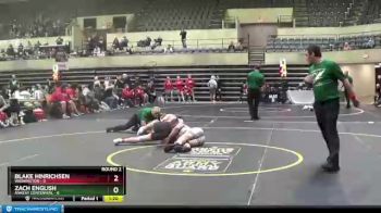 170 lbs Round 2 (4 Team) - Blake Hinrichsen, Washington vs Zach English, Ankeny Centennial