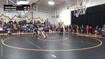 155 lbs Semifinal - Kaylee Kintzel, Mount Vernon vs Melany Fitzer, Wilton