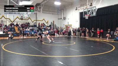 155 lbs Semifinal - Kaylee Kintzel, Mount Vernon vs Melany Fitzer, Wilton