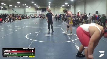 288 lbs Champ. Round 1 - Terry Allen Iii, Swan Valley Youth WC vs Jakson Durell, Monroe WC