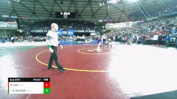 Girls 3A/4A 135 Semifinal - Rylee Northall, Jackson (Girls) vs Annika Lee, North Thurston (Girls)