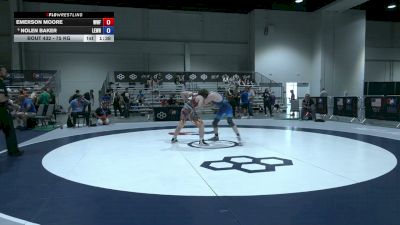 75 kg Cons. Rd Of 16 - Emerson Moore, Wentzville Wrestling Federation vs Nolen Baker, Legend Wrestling