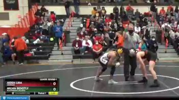 113 lbs Champ. Round 1 - Aiden Lira, HUNTLEY vs Anjan Benstly, Algonquin (JACOBS)