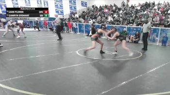 120 lbs Cons. Round 2 - Camryn Stewart, Canyon (Anaheim) vs Liani Flores, Cypress