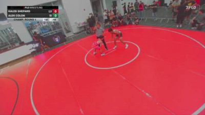 150 lbs Champ. Round 1 - Kaleb Shepard, LOG Las Vagas vs Alek Colon, Valley View