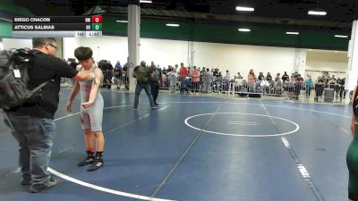 112 lbs Round Of 32 - Diego Chacon, NM vs Atticus Salinas, NV