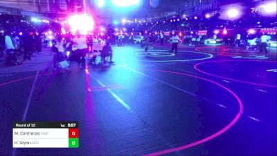 150 lbs Round Of 32 - Miguel Contreras, Unattached vs Hunter Glynn, Eastside United