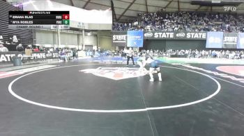 Girls 3A 105 lbs Champ. Round 1 - Mya Robles, Peninsula (Girls) vs Emana Blas, River Ridge (Girls)