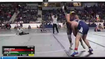 205 lbs Champ. Round 1 - Jaden Boyle, Phillipsburg vs John Broadwell, Coffeyville