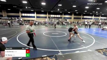 126 lbs Consi Of 16 #2 - Ian Gutierrez, Yucaipa Thunder WC vs Wylie Stone, Eagle HS