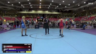 132 lbs Champ. Round 1 - Eli Lawson, MO vs Brett Graves Ii, OH