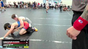 138 lbs Cons. Round 2 - Christopher Bussiere, Unattached vs Logan Miller, Riverdale