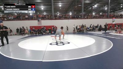 74 kg Champ. Rd Of 64 - Luke Nieto, Savage Wrestling Academy LlC vs Jagger French, Central Coast Regional Training Center