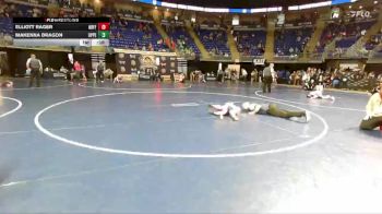 45 lbs 5th Place - Elliott Rager, Mifflin County vs Makenna Dragon, Upper Dublin