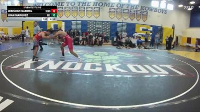 157 lbs Round 7 (8 Team) - Juan Marquez, Wellington vs Jeshaiah Gabriel, SOWA /HWC