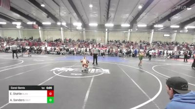 46 lbs Consolation - Eli Stahle, Blanco vs Ayven Sanders, Southwest Hammers