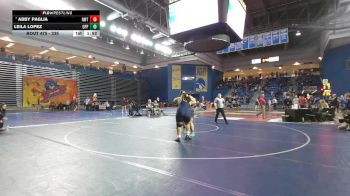 235 lbs Champ. Round 3 - Abby Paglia, Newton vs Leila Lopez, Upper Perkiomen