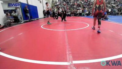 85 lbs Semifinal - Greyson Holtz, Wagoner Takedown Club vs Derreck Flud, Checotah Matcats