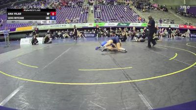 138 lbs Quarters & 1st Wb (16 Team) - Lexi Ritchie, Lindsey Wilson vs Ana Vilar, William Penn