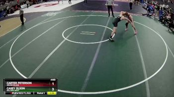 Champ. Round 1 - Casey Olson, Millard West vs Carter Peterson, Grand Island
