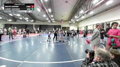 65 lbs Rr Rnd 1 - Avalyn Lamarre, CT Whale Girls vs Aubrey Legowski, MGW Surf Savages