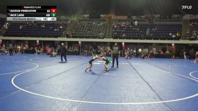 55 lbs 5th Place Match - Jack Lang, ANML vs Jaxson Pendleton, Ringers