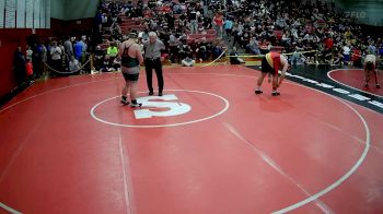 285 lbs Cons. Round 2 - Jackson Nightman, Yough Hs vs Max Lindner, North Catholic