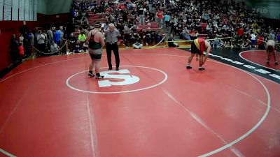 285 lbs Cons. Round 2 - Jackson Nightman, Yough Hs vs Max Lindner, North Catholic