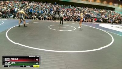 132 lbs Champ. Round 1 - Jalen Leal, Inderkum vs Gavin Forgue, Bonanza