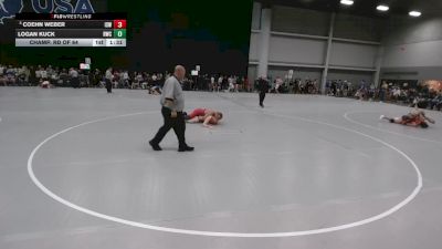 157 lbs Champ. Rd Of 64 - Coehn Weber, Izzy Style Wrestling vs Logan Kuck, Ringers Wrestling Club