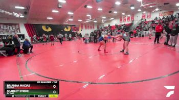 190 lbs Quarterfinal - Brianna Macias, Colony vs Scarlet Strike, El Toro