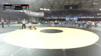 Boys 1B/2B 157 Cons. Round 3 - Konnor Pilz, Pe Ell vs Wesley Allen, Okanogan