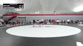 133 lbs Cons. Round 3 - Seth Aubin, Indiana Tech vs Logan Richardson, Marian University (IN)