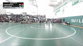 120 lbs Consi Of 8 #1 - Elisha Buckley, Branford vs Josiah Wells, Griswold/Wheeler