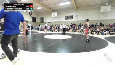 108 lbs Quarterfinal - Tyson Jones, DCWA vs Houston Schneider, Wright Wrestling Academy