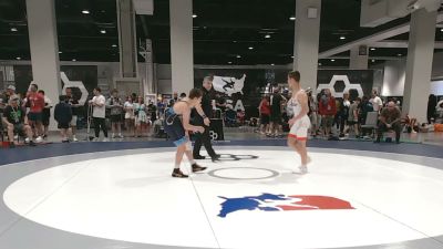 62 kg Champ. Rd Of 64 - Cole Berhow, Jack Pine Savage Wrestling vs Mason Colon, Ranger 47 Wrestling Club