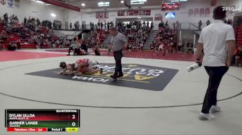 106 lbs Quarterfinal - Garner Lange, Waukon vs Dylan Ulloa, North Scott JV